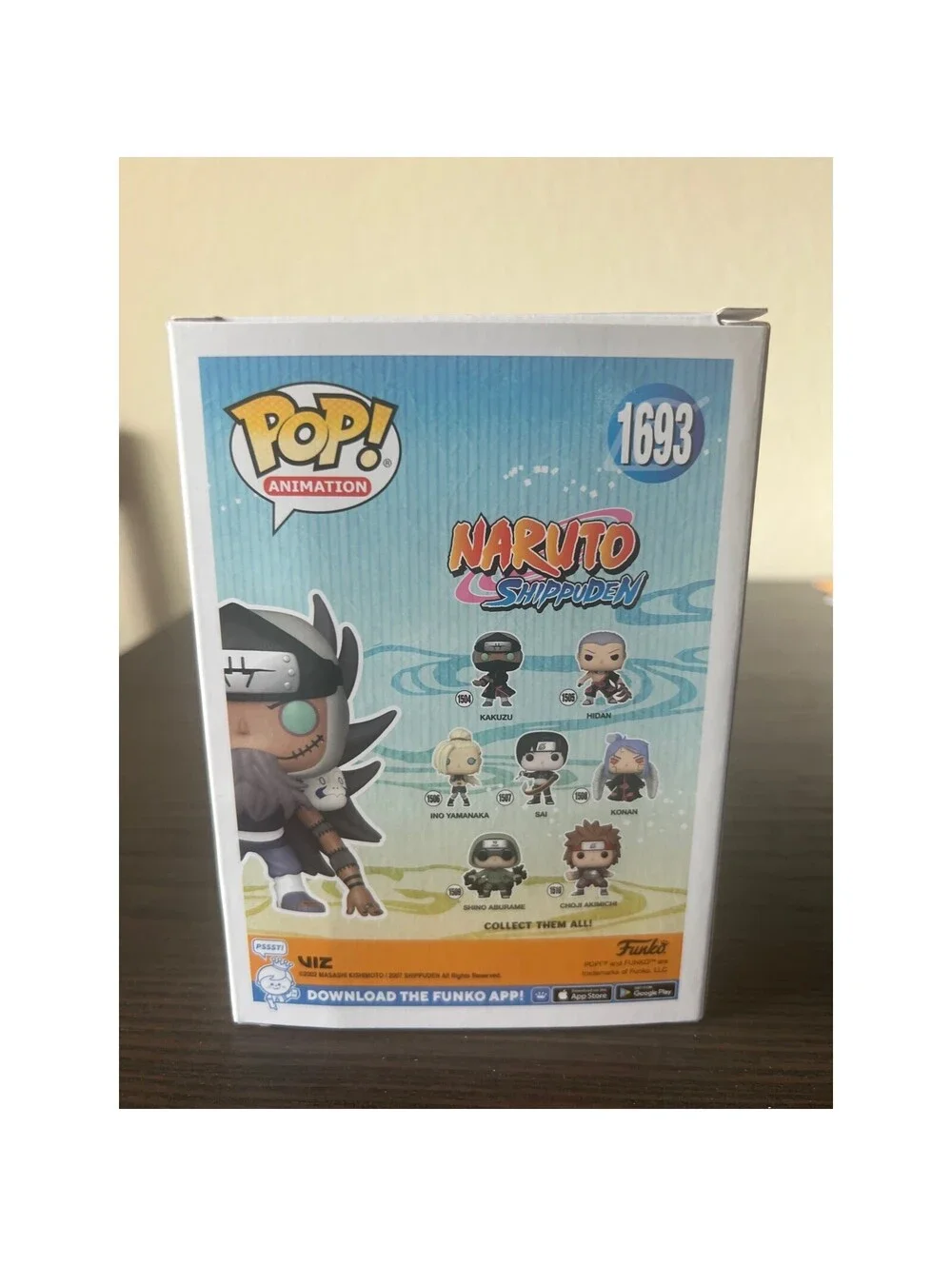 EXC Kakuzu Earth Grudge Funko Pop #693 Naruto Shippuden Anime Manga Animation